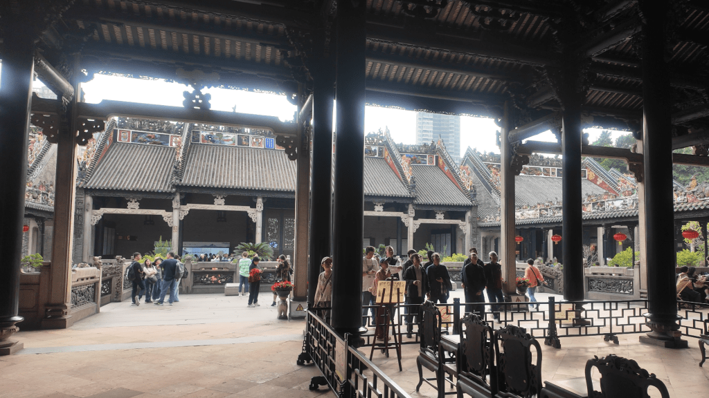 Chen Clan Ancestral Hall Guangzhou courtyard Guangdong Folk Art Museum China heritage site