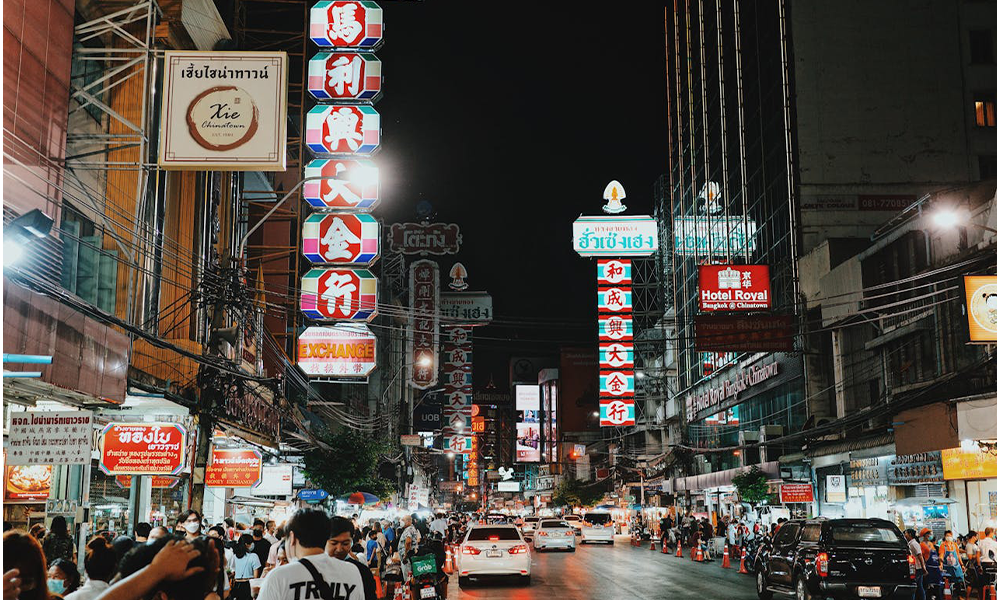 Bangkok Thailand Chinatown Yaowarat street food night market
