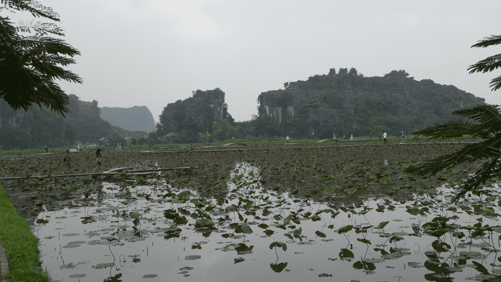 Hang Mua Peak summit Jenny Ian Chasing the Chungs Ninh Binh Vietnam