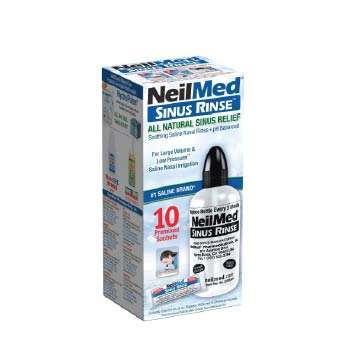 sinus rinse nasal flush travel