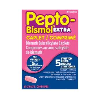 Pepto Bismol travel stomach upset