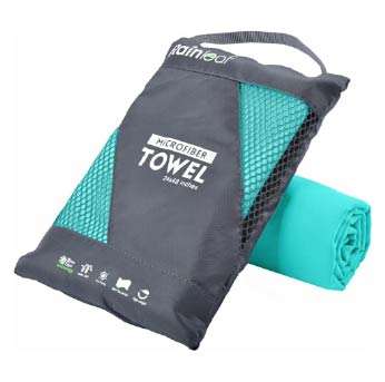 Rainleaf microfiber travel towel