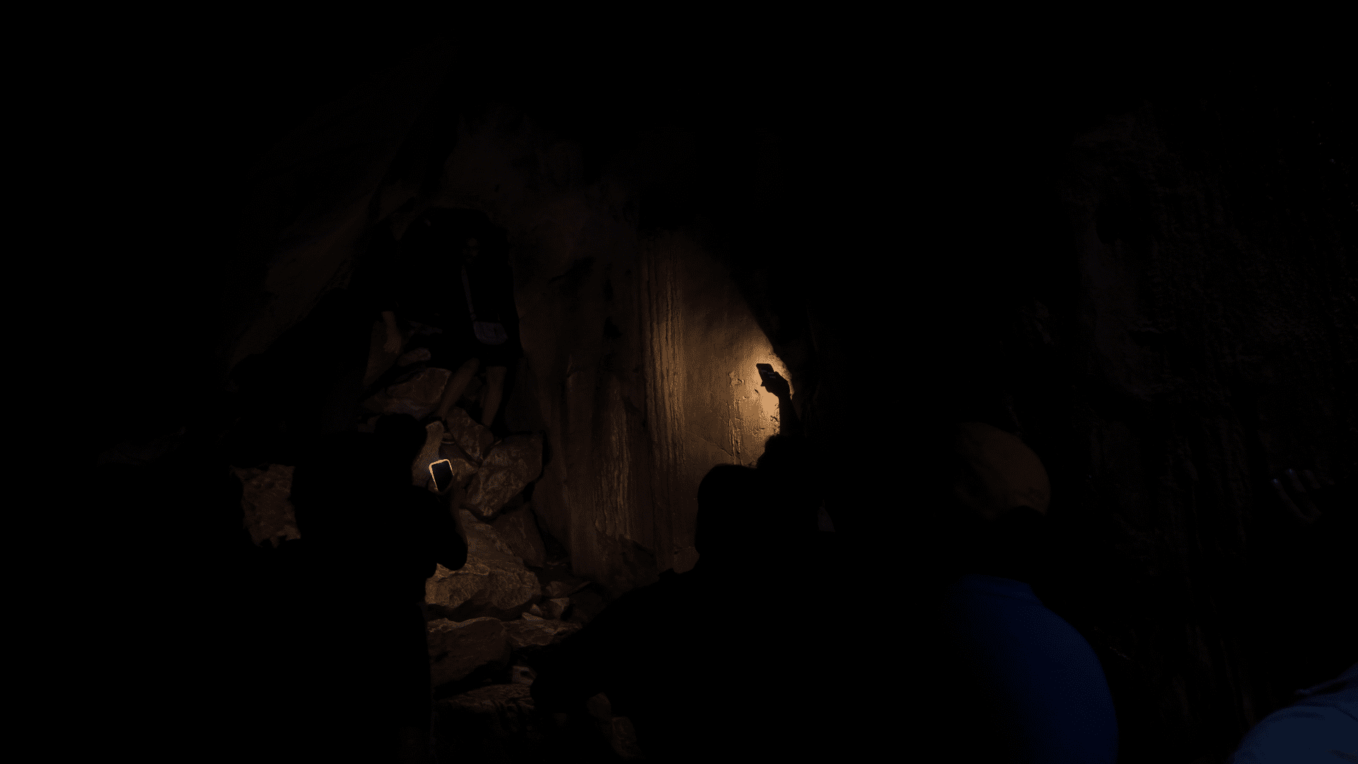 Dark cave Marble Mountains Da Nang upper level