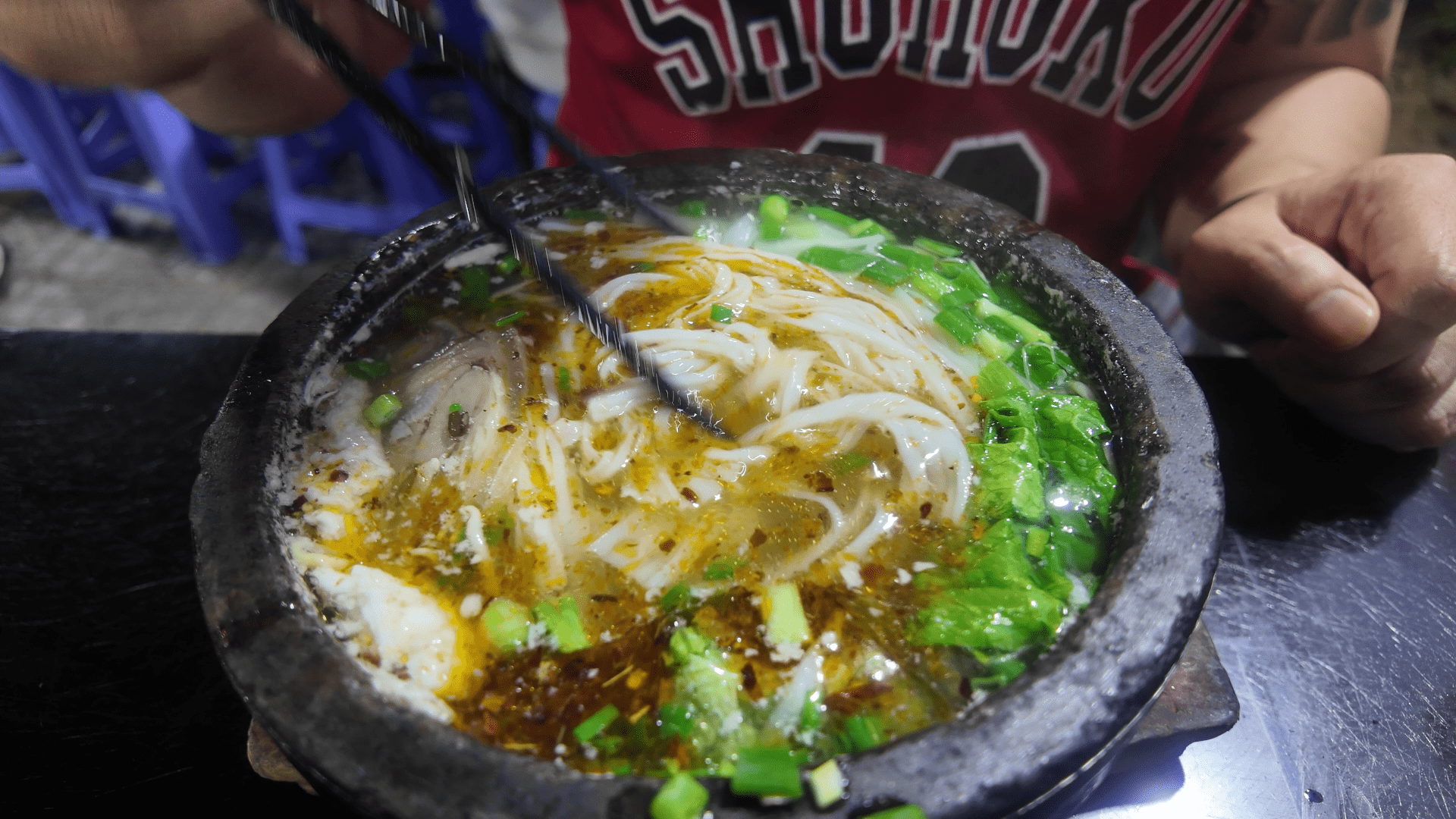 Pho Bat Da Da Nang bowl close up