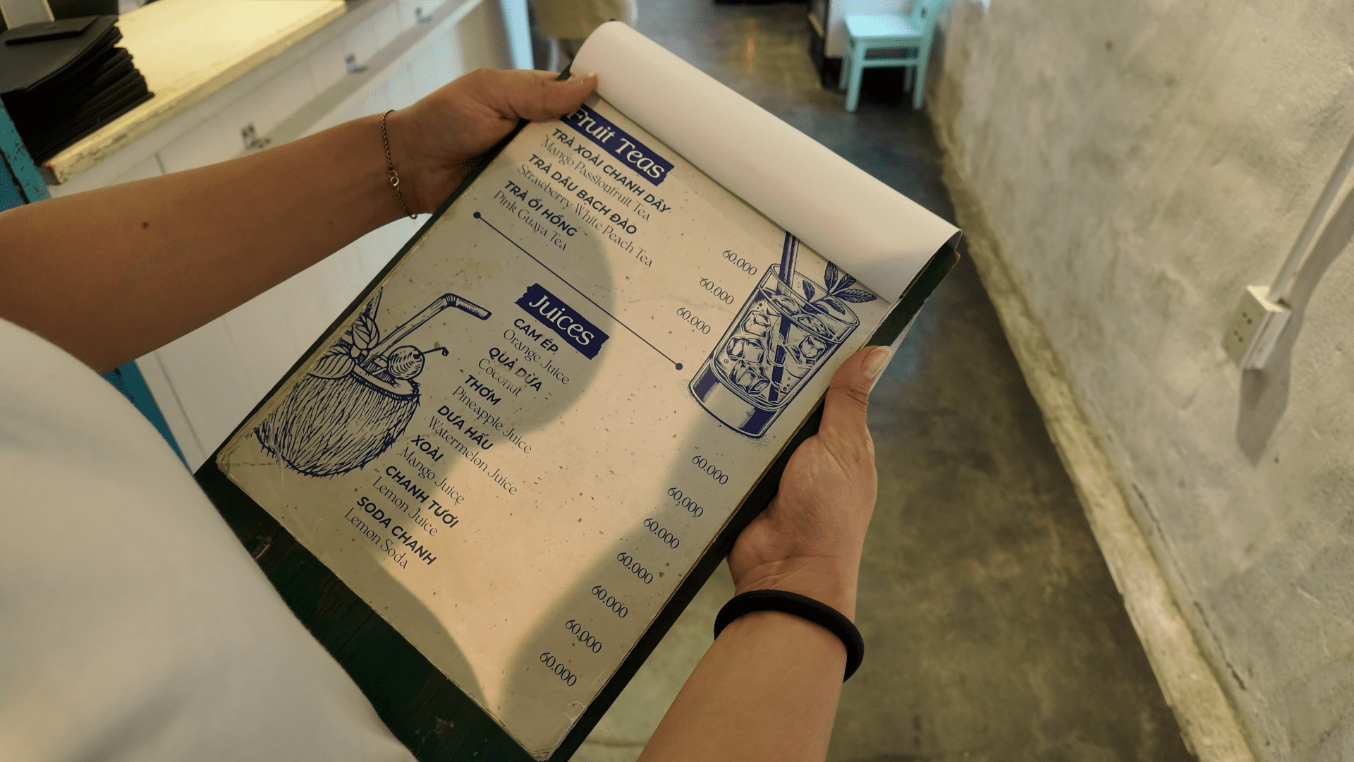 Son Tra Marina Da Nang drinks menu