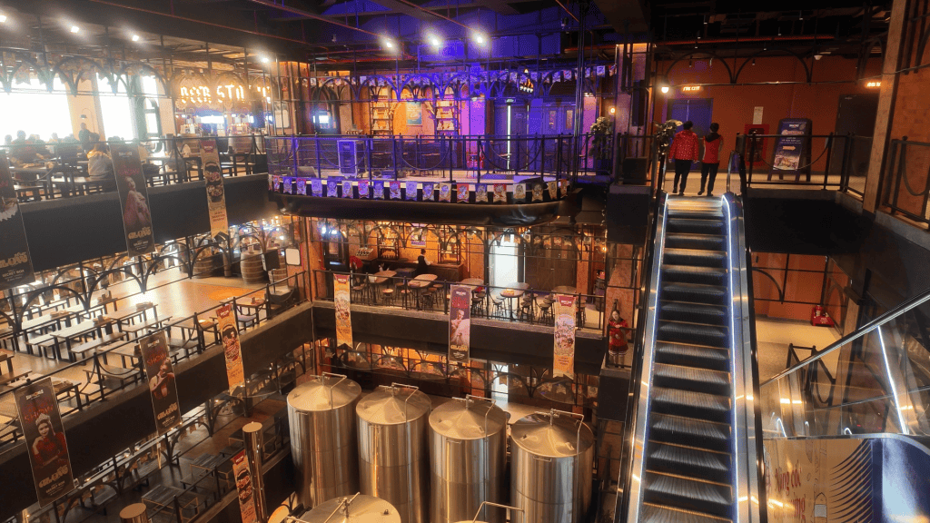 Sun KraftBeer brewery interior at Ba Na Hills, Vietnam