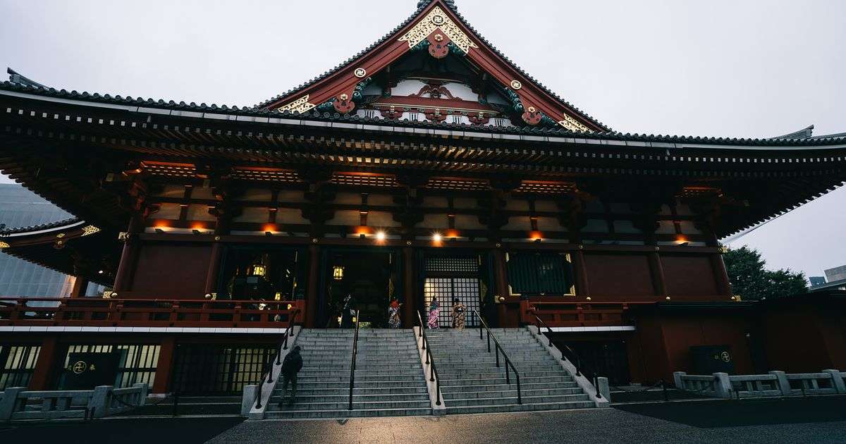 Senso-ji temple in Asakusa, Tokyo