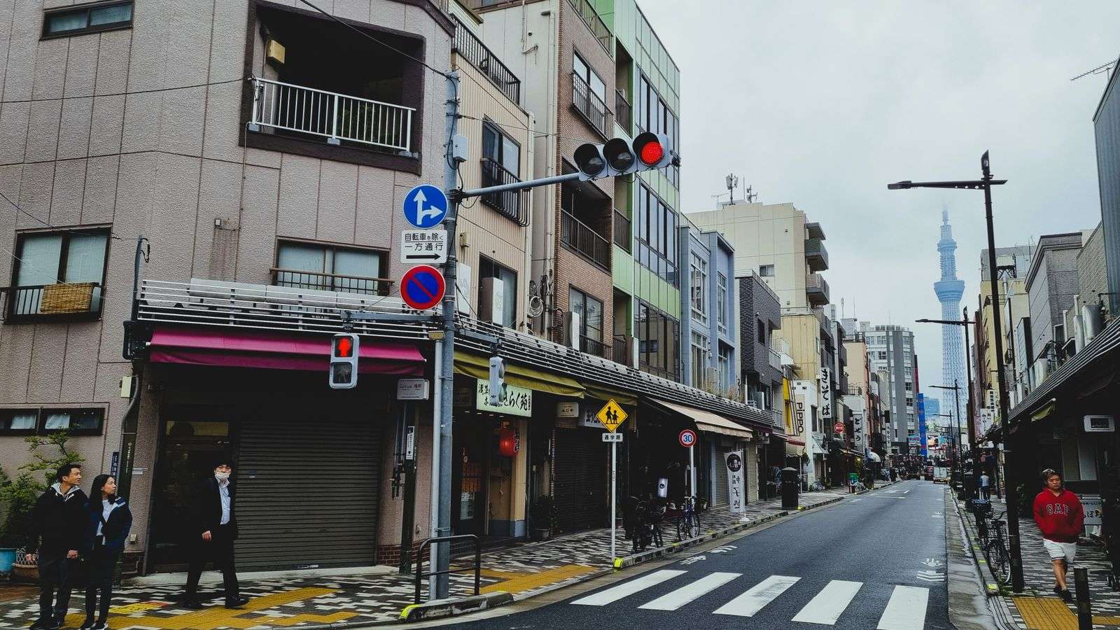 Tokyo street with Skytree, budgeting a Japan trip in 2026